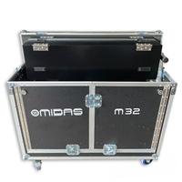 Console de Mixage Numérique MIDAS M32Live 32 Canaux Personnalisée dans un Flight Case Aviation Ouvert, Prise en Charge OEM & ODM