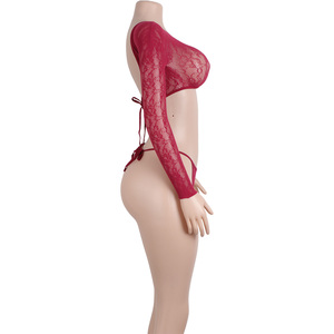 Combinaison deux pièces pour strip-teaseuse, manches longues, découpes, bretelles brillantes, vente en gros, vêtements de danse de club, tenue de danse exotique pour femmes - Product Image 4