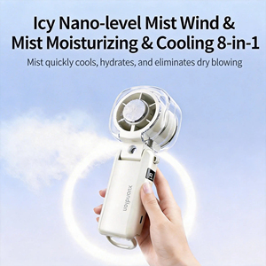 Mini Ventilador Personal Refrescante, 199 Velocidades, 4 Colores, Capacidad de Agua de 40 ml, Ventilador Recargable con Rociador de Agua para Oficina - Product Image 2