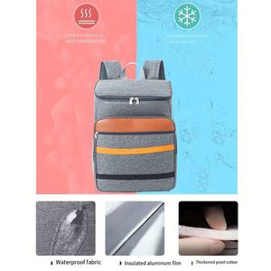 Nouvelle Arrivée Sac Isotherme Souple et Imperméable pour Bouteilles de Vin et Bière, Sac Glacière de Pique-nique, Sac à Dos Thermique pour Extérieur - Product Image 3