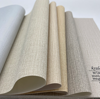Papel Tapiz de Vinilo PVC con Reverso de Tela de 20 oz, Revestimiento de Pared de 54 Pulgadas, Certificado EN13501, Resistente al Fuego e Impermeable, para Proyectos Hoteleros