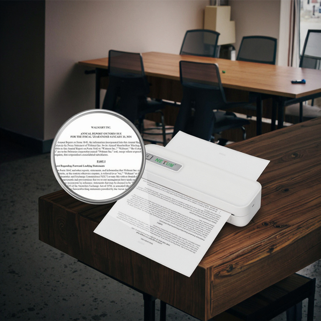 Manufacturer Wireless for Inkless Daily Office Use Portable Thermal A4 Printer in Stock 1-Year Warranty