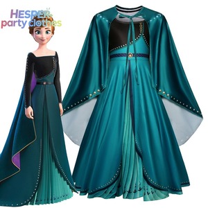ชุดคอสเพลย์เจ้าหญิงแอนนา HESPER สำหรับเด็กผู้หญิง ชุดเดรสหรูหราสำหรับการแสดง ชุดเดรสยาวพร้อมผ้าคลุมสำหรับเด็ก - Product Image 1