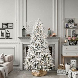 Árbol de Navidad Artificial de Alta Calidad con Base para Interior, Decoración Automática para Interiores, Espuma y Polvo de Nieve, Diseño 2026 - Product Image 1
