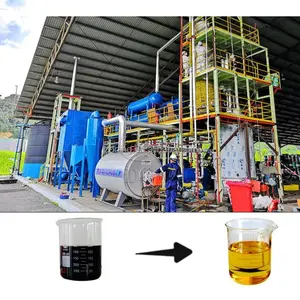 Schlussverkauf Geschäft Altöl-Destilliermaschine raffinieren Rohöl zu nicht-standard-Diesel-Raffinerienanlage