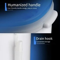 Machine à laver semi-automatique à double cuve en plastique de petite taille pour bébés et enfants - 3,6 kilogrammes