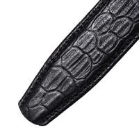 LY35-3187 Prix de gros Ceinture de luxe pour homme en cuir véritable imprimé crocodile, sans boucle