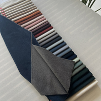 Personnalisé 100% Polyester Velboa Canapé Tissu Solide Rouge Foncé Holland Velours Microfibre Rembourrage Tricot Tricoté Technique Plaine