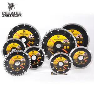 Cutting Disc Direct Manufactures 115MM PEGATEC Diamond Clinker Cutting Disc For Granite --dry And Wet Use Diamond Blades