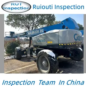 inspection service of used excavator shanghai /the most sold Aerial Work lift Platforms GENIE 125xc