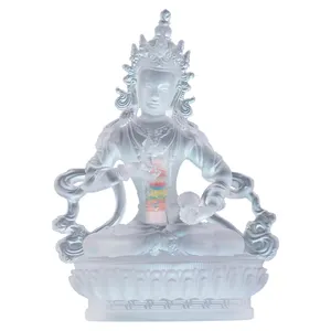 2024 di vetro tantrico statue di Buddha Vajrasattva per adorazione ornamenti