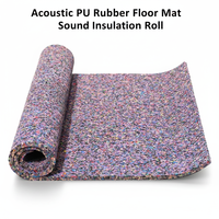 Rouleau de sous-couche acoustique et anti-vibration en caoutchouc ignifuge Dingye, idéal pour les salles de sport et les revêtements de sol flottants – Vente chaude usine