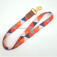 Sangle de cou ronde en nylon personnalisée de haute qualité et bon marché impression par sublimation thermique boucle en cuir lanière à boucle en plastique avec clip en métal