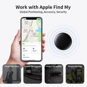 Tìm thấy không khí của tôi tag MFI Key Finder <span class=keywords><strong>Locator</strong></span> theo dõi toàn cầu Mini GPS Pet Tracker cho Apple thiết bị nhựa GPRS cho ví hành lý - Product Image 2