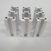Profilé en aluminium extrudé industriel série 1515 2020 2040 2060 2080, alliage, rainure en V, table de travail linéaire pour imprimante 3D, série 6000