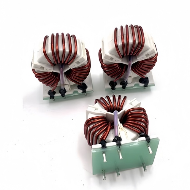 EMI Three-Phase Ferrite 311913 Common-Mode Filtering Inductor Noise-Suppressing Choke Customizable 50 MH 4A-25A