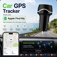Localizador GPS para Auto Apple Find My, Sin Cuota Mensual, Cargador de Auto USB a USB C, Localizador de Vehículo Oculto para IOS