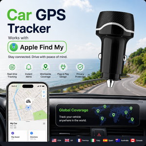 Localizzatore <span class=keywords><strong>GPS</strong></span> per Auto <span class=keywords><strong>Apple</strong></span> Find My Senza Canone Mensile, Caricatore USB e USB-C Nascosto per Veicoli, Compatibile con iOS - Product Image 1