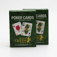Cartes à jouer personnalisées de haute qualité, papier allemand à noyau noir, cartes de jeu classiques, cartes de poker en plastique de marque classique