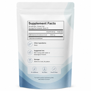 Vente chaude 100% Nootropic sans sucre 4-gaba Supplément énergétique Vitamine B6 Magnésium GABA biologique de haute qualité Femmes enceintes - Product Image 6
