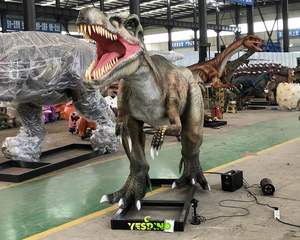 Modèle de <span class=keywords><strong>dinosaure</strong></span> animatronique personnalisé de 6 m, <span class=keywords><strong>Baryonyx</strong></span> grandeur nature, dinosaures faits à la main pour le parc jurassique - Product Image 4