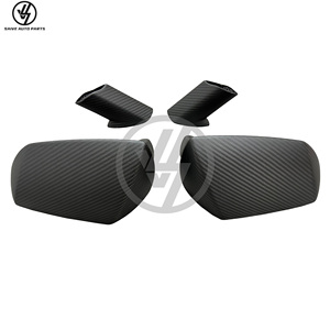 High Quality Dry Matte Carbon Fiber (Replacement) <b>Mirror</b> Cover Side <b>Mirror</b> for Lambo Aventador LP700 2011-2015 - Product Image 1