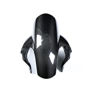 บังโคลนหน้ามอเตอร์ไซค์ AKOSO 3K คาร์บอนไฟเบอร์แท้ ป้องกันโคลนและโซ่หลุด สำหรับ <span class=keywords><strong>BMW</strong></span> S1000RR M1000RR S1000R ปี 2019-2025 - Product Image 3