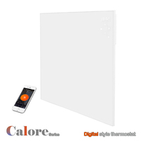 Termostato inteligente con pantalla digital de 4 dígitos, moderno y delgado, C072D, 720 W, 7 días x 24 horas, programas personalizados, calentadores de panel infrarrojo