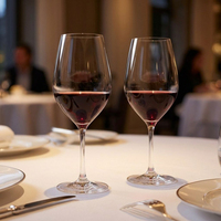 Verre à vin moderne, gobelet à vin rouge et blanc, verrerie transparente, mariage, fête, restaurant, hôtel, vente en gros en Chine