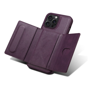 Licicase เคสกระเป๋าสตางค์แม่เหล็กมีช่องใส่บัตรหลายช่องสำหรับ iPhone 13 13 Pro 13 Pro Max พับได้ฝาพับตั้งได้ - Product Image 3