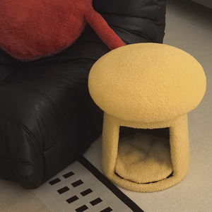 ADZIA Creative Cream Style - Meuble d'entrée multifonctionnel pour la maison, avec niche pour <span class=keywords><strong>chat</strong></span>, tabouret à chaussures et espace de repos pour animaux de compagnie - Product Image 6