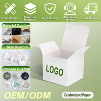 Caja de Cartón Blanca de Lujo Personalizada de Fábrica, Caja de Regalo Cuadrada para Perfumes, Cosméticos, Velas, Cremas, al por Mayor, por KAKA