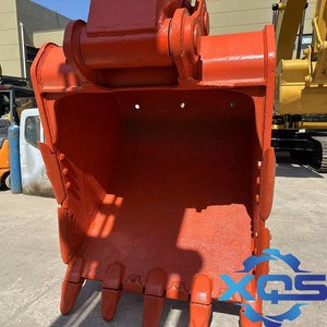Excavadora Hitachi EX400, Equipo de Construcción de Uso Pesado, Color Naranja - Product Image 6
