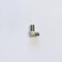 Enchufe macho F de cobre de alta calidad F hembra Esquina derecha 90 codo adaptador de antena parabólica conector Coaxial de TV Esquina derecha doblada