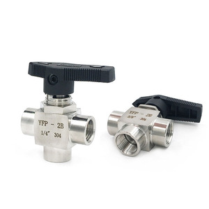 Vente de liquidation B2B COVNA – Vanne à boisseau sphérique 3 voies en acier inoxydable (SS) à filetage NPT femelle, haute pression 6000 PSI, 1 pièce - Product Image 5