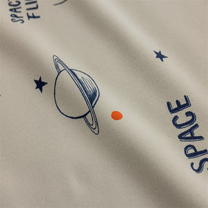 Venta caliente niños dormitorio dibujos animados cohete patrón impreso cortinas confeccionadas poliéster impreso cortinas para decoración de ventanas - Product Image 6