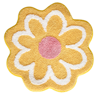 Tapis rond en peluche à fleurs de différents motifs, moquette pour salon, chambre à coucher, salle de bain, décor antidérapant, chambre d'enfants
