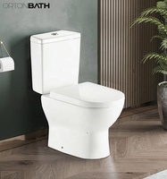 Inodoro de dos piezas ORTONBATH África Nigeria con lavabo superior y cisterna con función de bidé