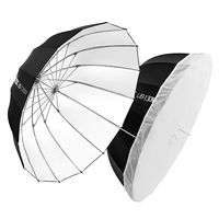 Parapluie Réflecteur Parabolique Godox UB-85W 105W 130W UB-165W avec Diffuseur en Tissu pour Éclairage de Studio
