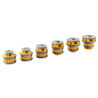 Ensemble de fileteuses à cliquet manuelles HONGLI 12R 1/2-2 po (12-50 mm) avec filières en alliage à changement rapide, outil de filetage de tuyaux à économie de main-d'œuvre
