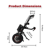 Unité de propulsion pour fauteuil roulant manuel électrique A3 Power Assist, adaptable à l'avion, pour personnes handicapées