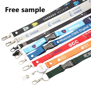 Bobine de badge d'identification rétractable imprimée personnalisée lanière en polyester gaufrage sérigraphie impression offset porte-carte en plastique - Product Image 4