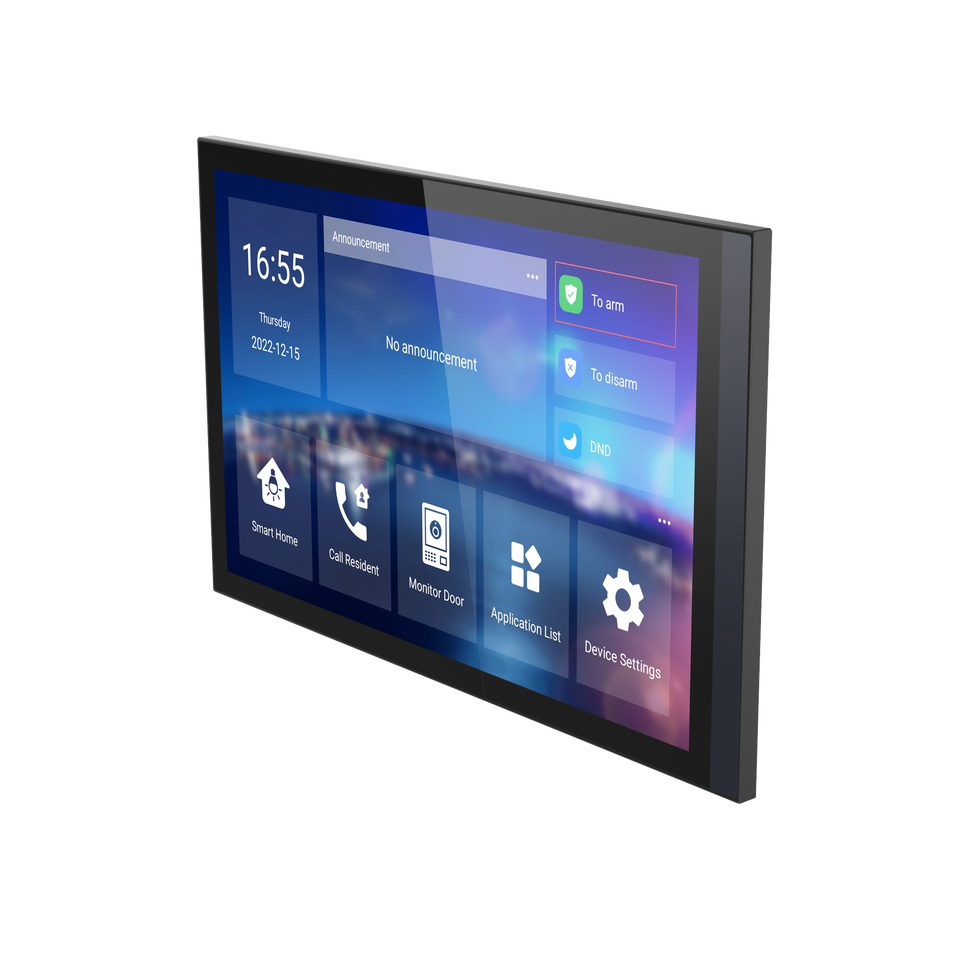 10-inch POE Android Tablet for Industrial Monitors & IP Intercom