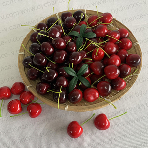 Ciliegie Nere Artificiali di Alta Qualità con Stelo per Matrimoni, Natale, Ghirlande, Artigianato e Decorazioni Stagionali Fai-da-Te - Product Image 4