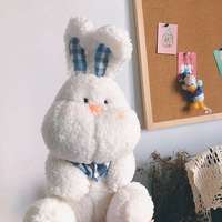 Fournisseur Direct du Fabricant : Adorable Peluche pour Enfants - Lapin et Ours avec Écharpe Florale, Petit Cadeau d'Anniversaire, Rembourrage en PP