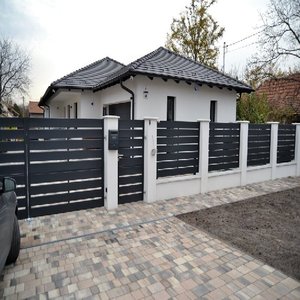 Sıcak satış bahçe dekoratif çit alüminyum yüksek kaliteli bahçe çit alüminyum çit kapısı ile - Product Image 4