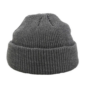Gorros Clásicos de Calidad Estable al por Mayor, Gorros de Invierno Estilo Urbano, Gorros de Acrílico/Algodón con Patrón Sólido, Colores y Tallas Personalizables - Product Image 1