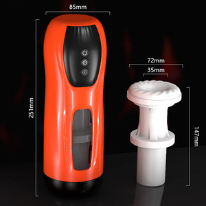 เครื่องช่วยสำเร็จความใคร่ชายแบบอัตโนมัติ ยืดหดได้ พร้อมระบบสั่น ขายดี ของเล่นผู้ใหญ่สำหรับผู้ชาย - Product Image 2