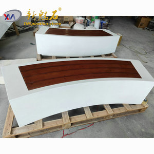 Nouveau banc d'art créatif en pierre magique, béton UHPC, épaisseur 3 cm, pour jardin, parc, terrasse extérieure - Product Image 3