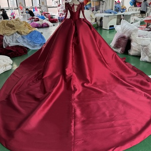 ชุดเดรสเจ้าสาวหรูหรา Jxs19 ประดับลูกไม้สไตล์ราชวงศ์ สำหรับงาน Quinceanera ประดับด้วยลูกปัดวิบวับ คริสตัล  ทรงบอลกาวน์ ยาวกรอมพื้น เหมาะสำหรับงานวันเกิด - Product Image 3